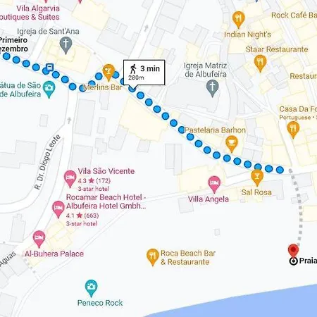 Apartament Ocean View Getaway Albufeira Zewnętrze zdjęcie
